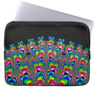Funda Para Portátil Cascada arcoiris - Arte fractal