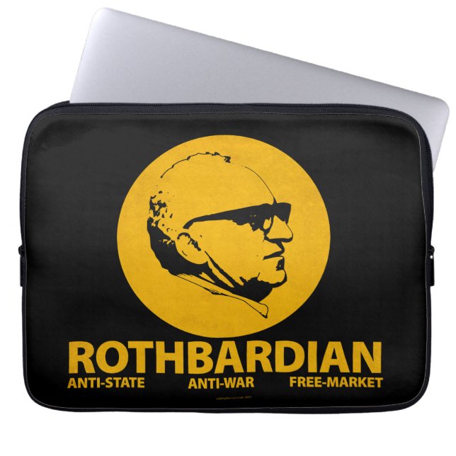 Funda Para Portátil Caso de la electrónica de Rothbardian (Frente)