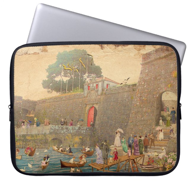 Funda Para Portátil Castelo de São Thiago (Frente)