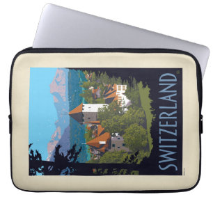 Funda Para Portátil Castillo de Chillon   Suiza