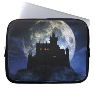 Funda Para Portátil Castillo de fantasía durante la noche