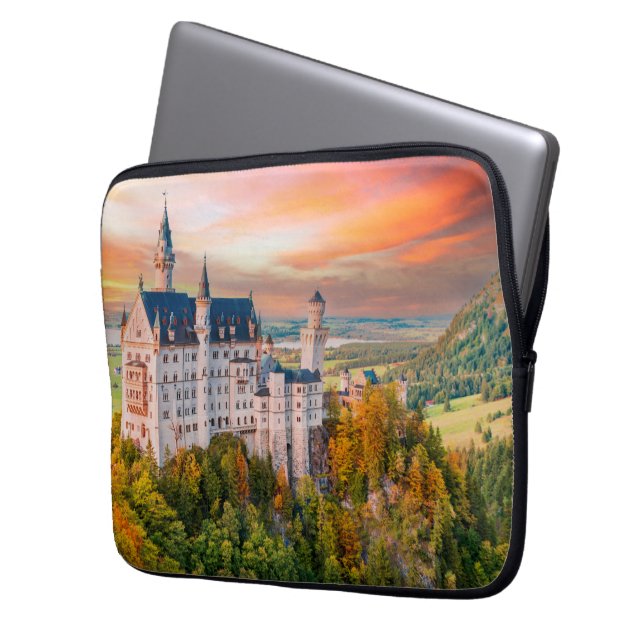Funda Para Portátil castillo de Neuschwanstein (Anverso izquierdo)
