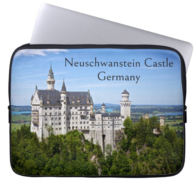 Funda Para Portátil Castillo de Neuschwanstein Alemania Manga para por (Frente)