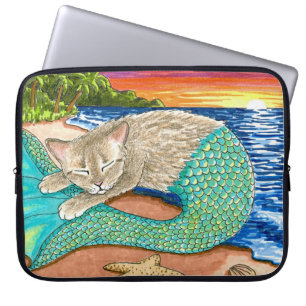 Funda Para Portátil Cat Mermaid 23