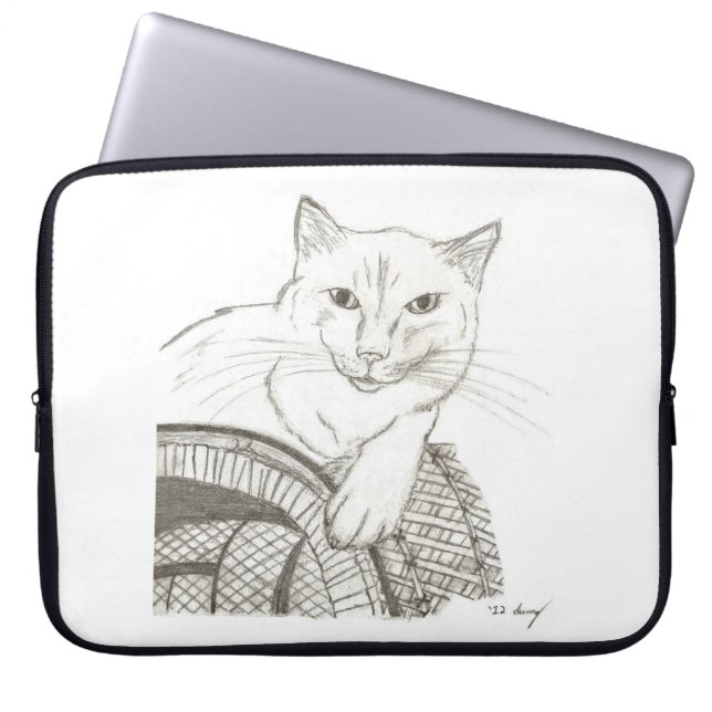 Funda Para Portátil Cat Ragdoll Portrait (Frente)
