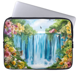 Funda Para Portátil Catarata pintada a la acuarela