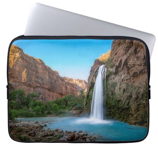 Funda Para Portátil Cataratas | Caídas de Havasu al atardecer (Frente)