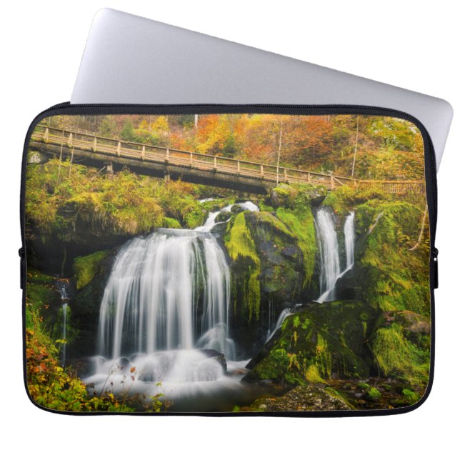 Funda Para Portátil Cataratas | Cascadas de Triberg, Alemania (Frente)
