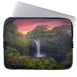 Funda Para Portátil Cataratas   Cataratas del arcoiris, Hilo, Hawaii