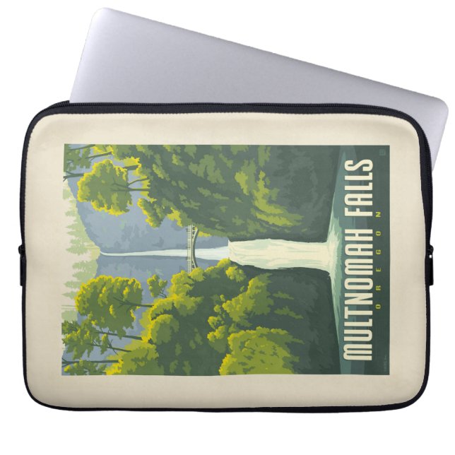 Funda Para Portátil Cataratas Multnomah | Oregon (Frente)