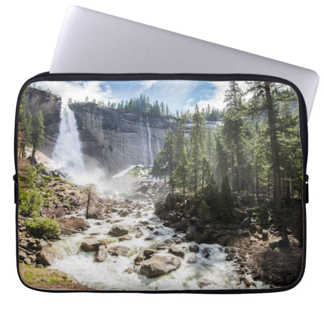 Funda Para Portátil Cataratas | Nevada Fall, Yosemite, CA (Frente)