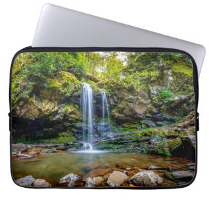 Funda Para Portátil Cataratas Parque nacional de la montaña Smokey