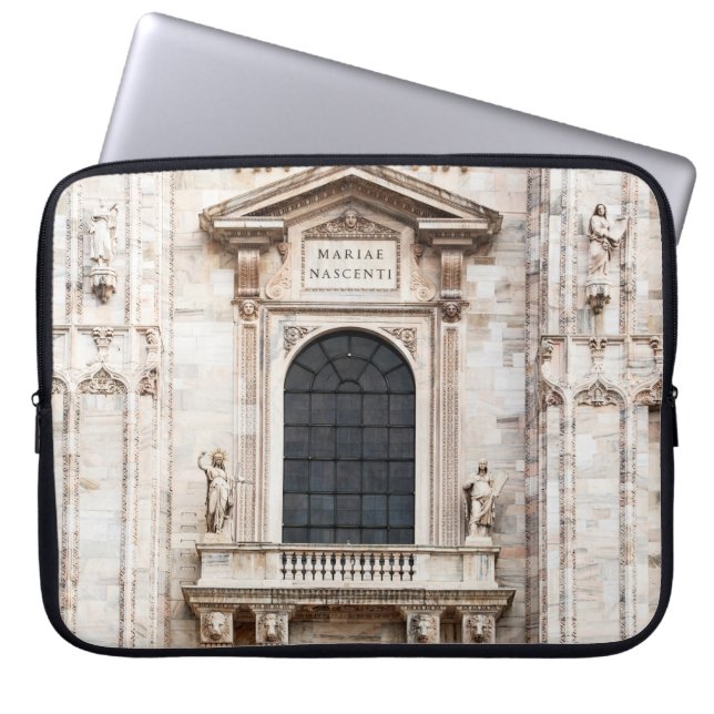 Funda Para Portátil Catedral de Milán. Hermosa tentación italiana (Frente)