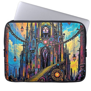 Funda Para Portátil Catedral de Steampunk