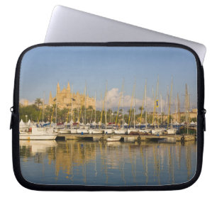 Funda Para Portátil Catedral y marina, Palma, Mallorca, España