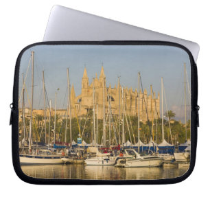 Funda Para Portátil Catedral y marina, Palma, Mallorca, España 2