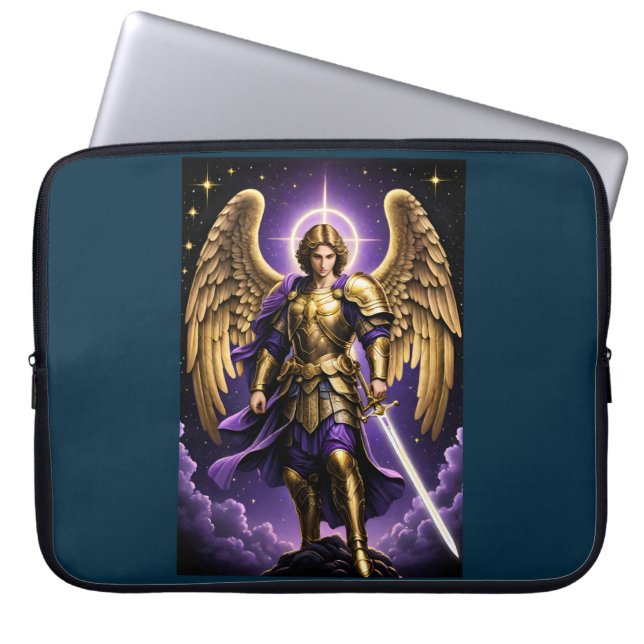 Funda Para Portátil Católico romano de San Miguel de Arcángel (Frente)