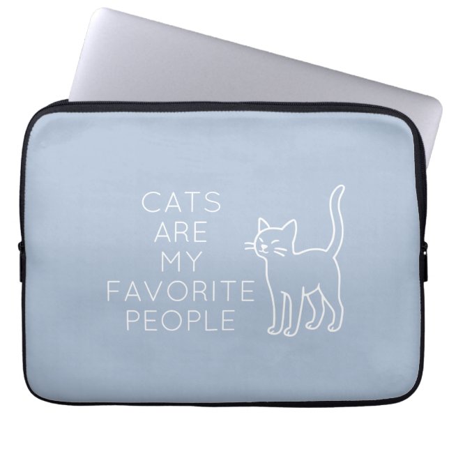 Funda Para Portátil Cats are my favorite people (Frente)
