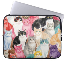 Funda Para Portátil Cats in Multicolour laptop case