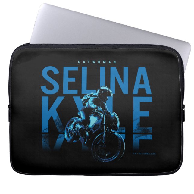 Funda Para Portátil Catwoman Selina Kyle Motorcycle (Frente)