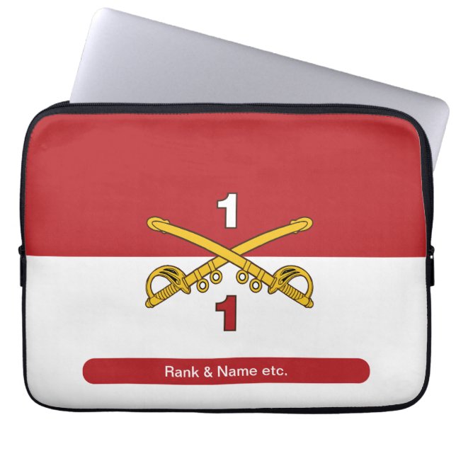 Funda Para Portátil Cav Guidon Crossed Sabers (Frente)