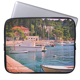 Funda Para Portátil Cavtat, vistas a Croacia del agua