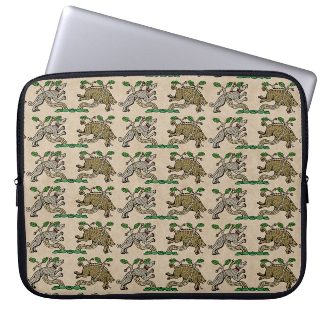 Funda Para Portátil Caza Boar Medieval (Frente)