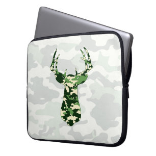 Funda Para Portátil Caza de ciervos para ganarse el camo