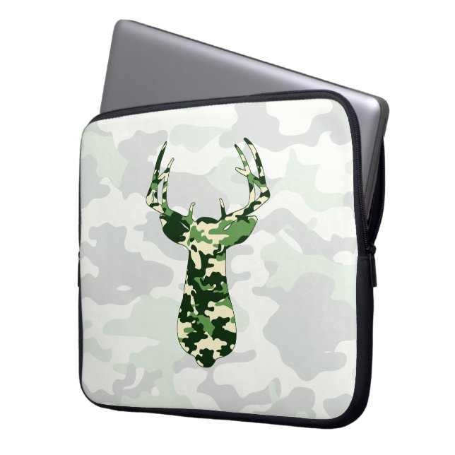 Funda Para Portátil Caza de ciervos para ganarse el camo (Anverso izquierdo)