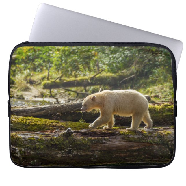 Funda Para Portátil Caza de osos de espíritu blanco (Frente)