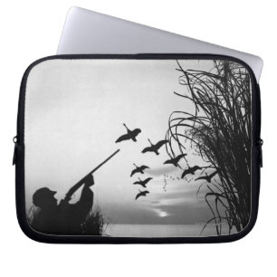 Funda Para Portátil Caza del pato del hombre