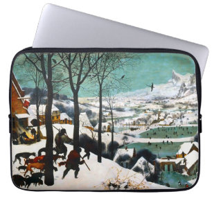 Funda Para Portátil Cazadores en el paisaje de la nieve Pieter Bruegel