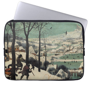 Funda Para Portátil Cazadores en la nieve, famosa obra de arte,