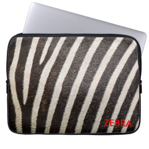 Funda Para Portátil CEBRA 13" diseño de ZebraSkin de la manga del