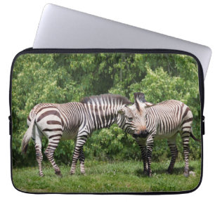 Funda para portátil Cebras enamoradas