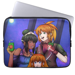 Funda Para Portátil Celebración del espacio de Año Nuevo