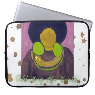 Funda Para Portátil Celebrando la belleza africana