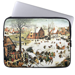 Funda Para Portátil Censo en Belén, arte fino,