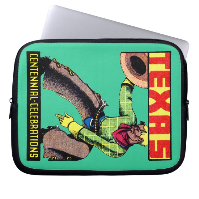 Funda Para Portátil Centenario de Texas de 1936 (Frente)