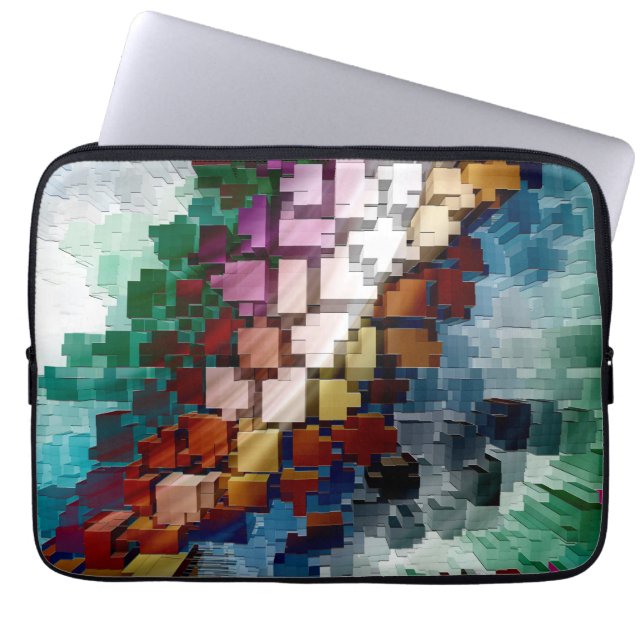 Funda Para Portátil Centrado en el cubo (Frente)