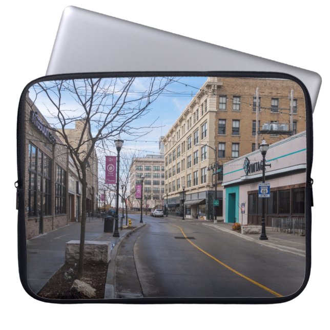Funda Para Portátil Centro de Springfield (Frente)