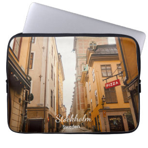 Funda Para Portátil Centro histórico, Estocolmo, Suecia Recuerdo