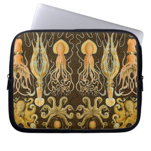 Funda Para Portátil Cephalopod Octopus Naturaleza marina de calamar