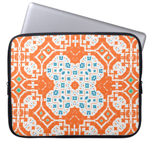 Funda Para Portátil Cerámica de talavera mexicana antigua. Sin inconve