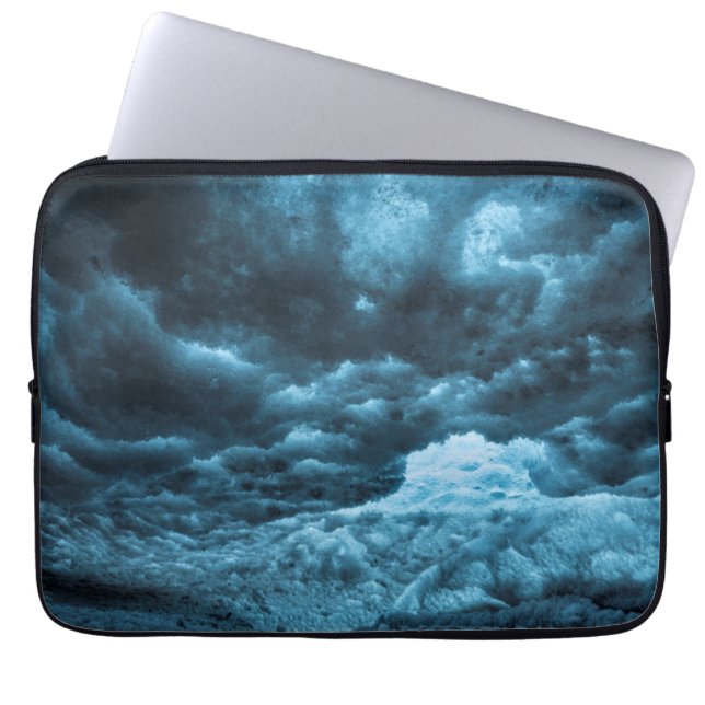 Funda Para Portátil Cercano al hielo azul, Islandia (Frente)