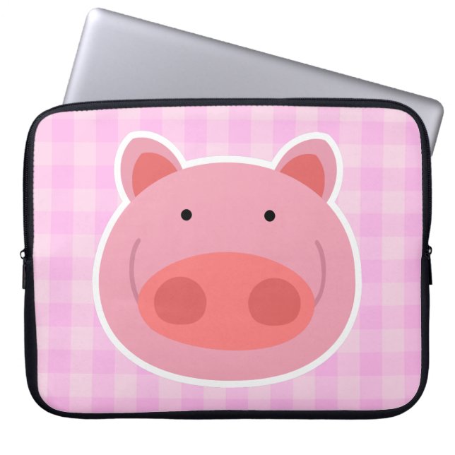 Funda Para Portátil Cerdo (Frente)