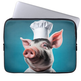 Funda Para Portátil Cerdo Chef