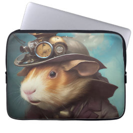 Funda Para Portátil Cerdo de Steampunk