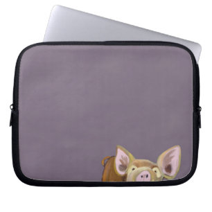Funda Para Portátil Cerdo del peekaboo