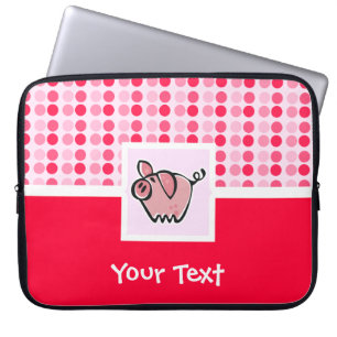 Funda Para Portátil Cerdo lindo